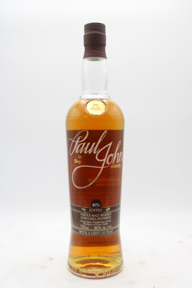 Paul John Indian Single Malt Whiskey Edited NV