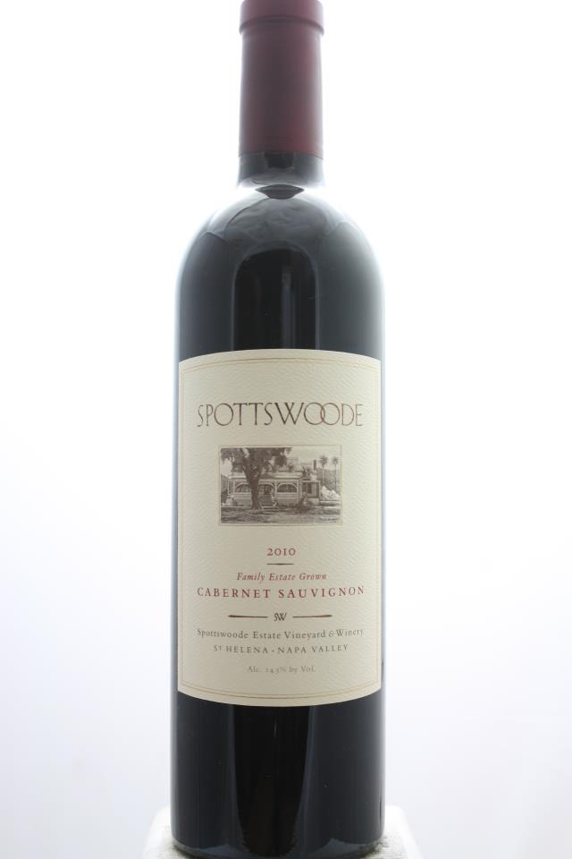 Spottswoode Cabernet Sauvignon Estate 2010