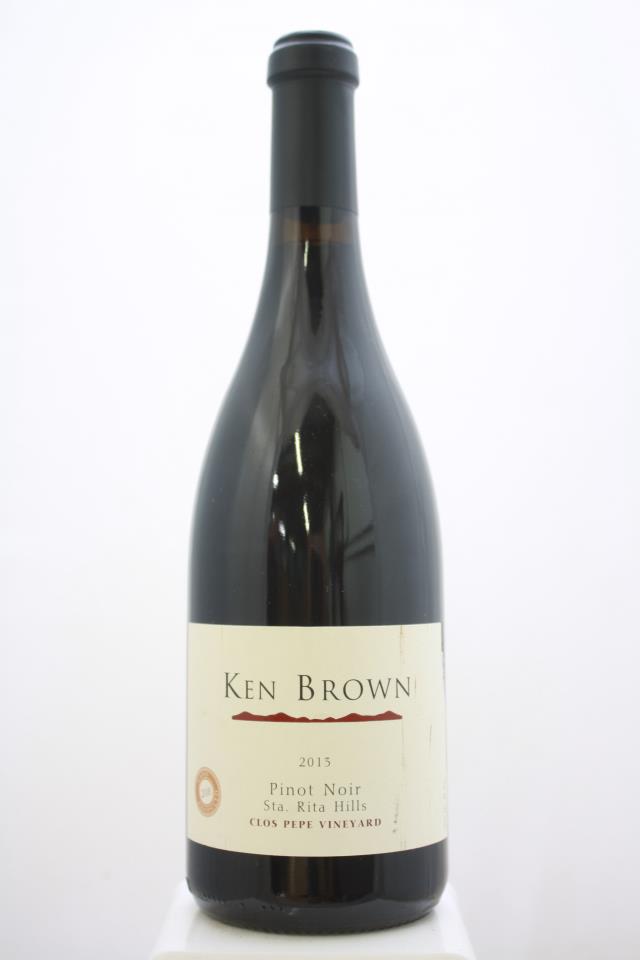 Ken Brown Pinot Noir Clos Pepe Vineyard 2013