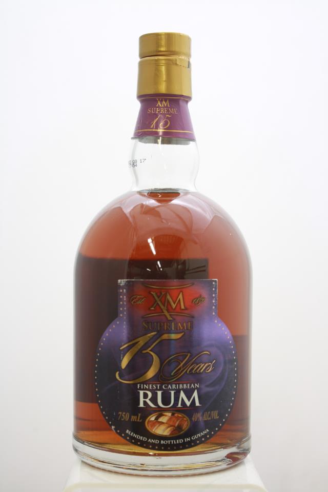 XM Supreme Finest Caribbean Rum 15-Years-Old NV