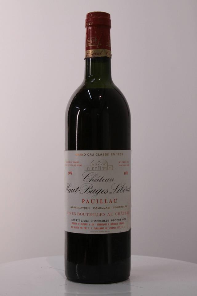 Haut Bages Liberal 1978