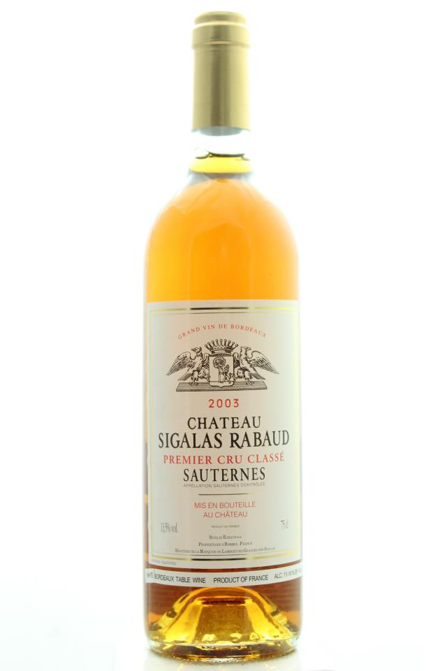 Sigalas Rabaud 2003