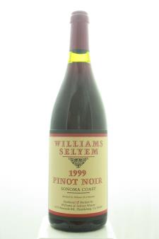 Williams Selyem Pinot Noir Sonoma Coast 1999