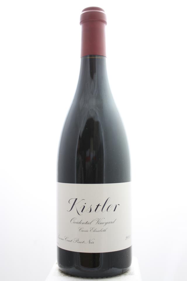Kistler Pinot Noir Occidental Vineyard Cuvée Elizabeth 2001