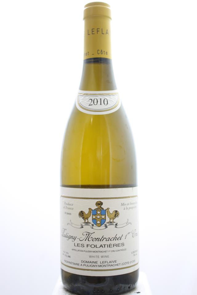 Domaine Leflaive Puligny-Montrachet Les Folatières 2010
