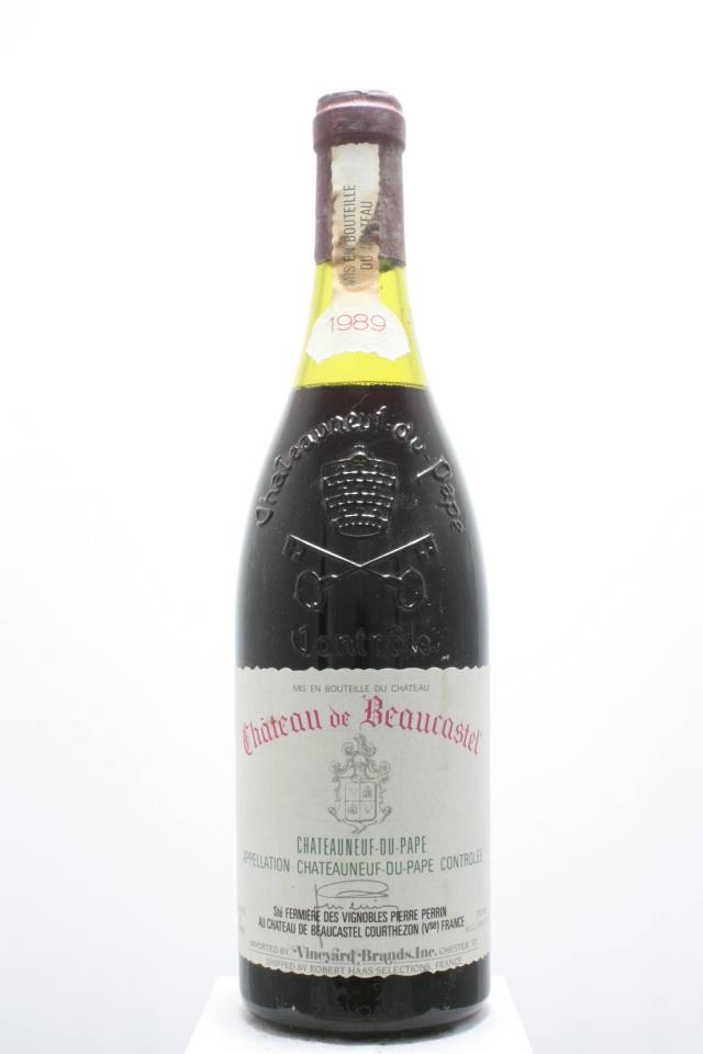 Château de Beaucastel Châteauneuf-du-Pape 1989