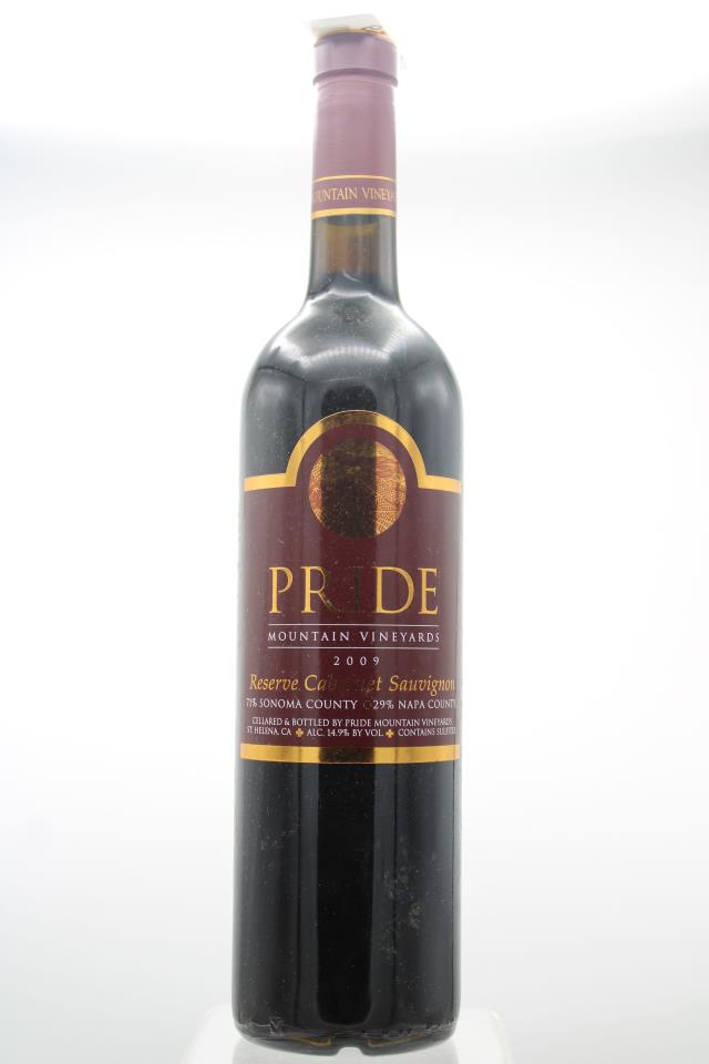 Pride Mountain Cabernet Sauvignon Reserve Sonoma County / Napa County 2009