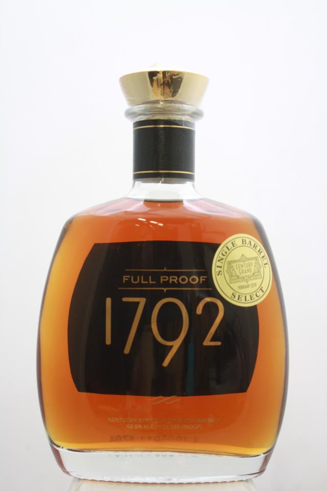 Barton 1792 Kentucky Straight Bourbon Whiskey Full Proof Single Barrel Select NV
