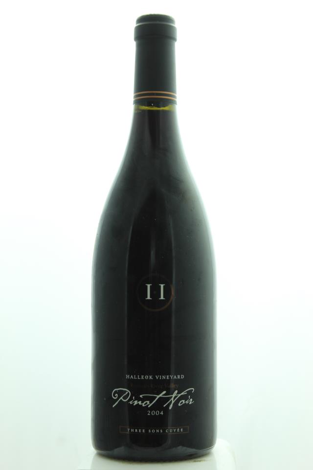 Halleck Vineyard Pinot Noir Three Sons Cuvée 2004
