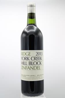 Ridge Vineyards Zinfandel York Creek 2013