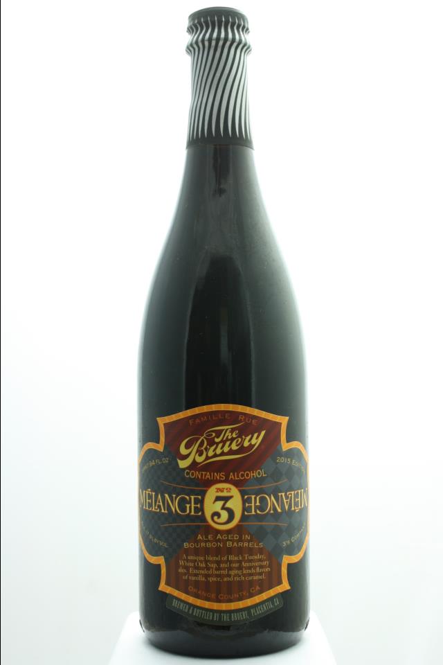 The Bruery Mélange No. 3 Ale Aged in Bourbon Barrels 2015