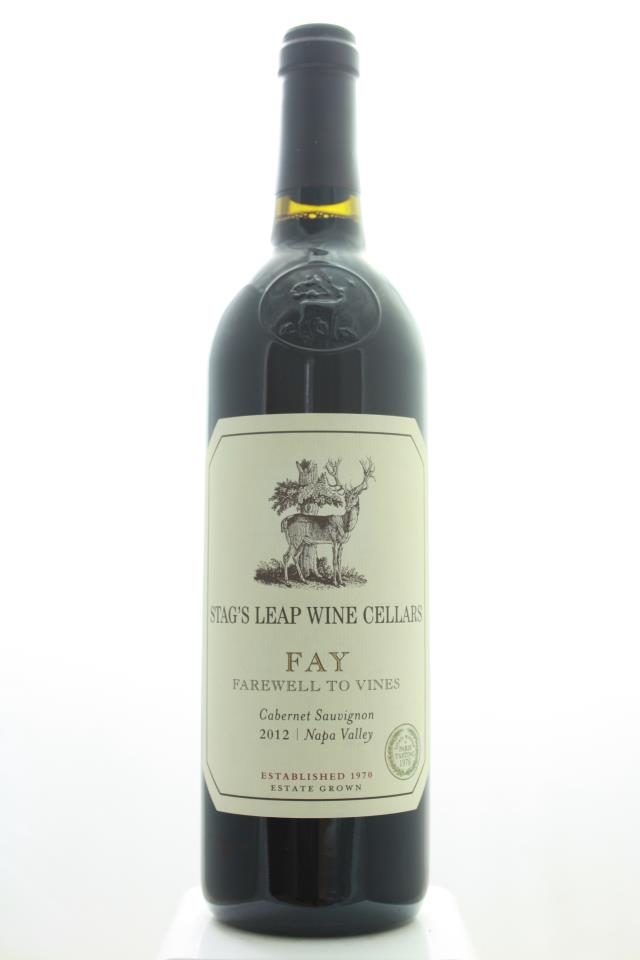 Stag's Leap Wine Cellars Cabernet Sauvignon Fay Vineyard Farewell to Vines 2012
