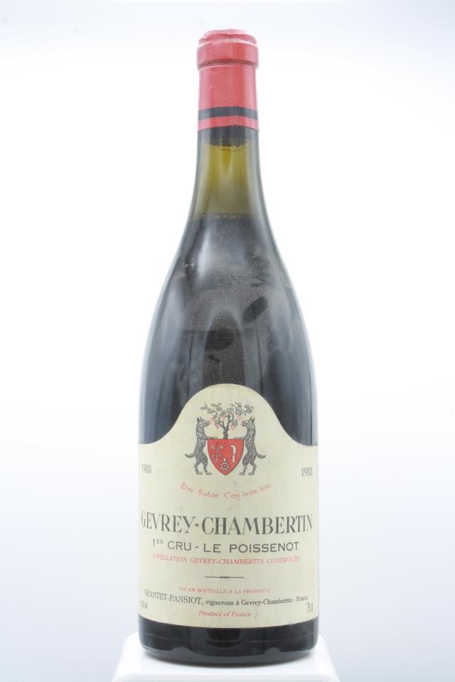Geantet Pansiot Gevrey Chambertin Poissenot 1988