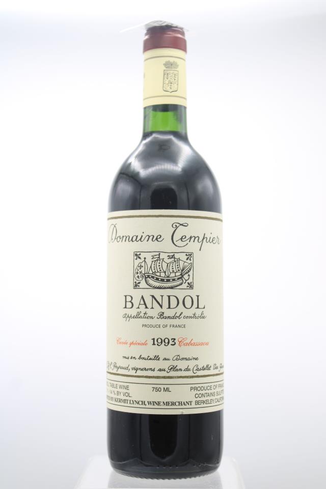 Domaine Tempier Bandol Cuvée Spéciale Cabassaou 1993