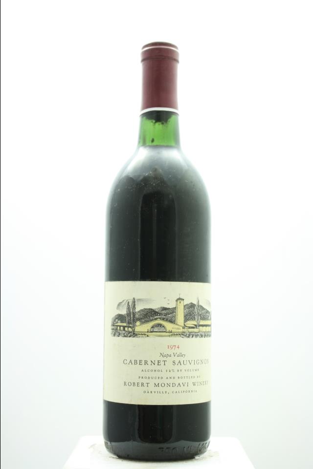Robert Mondavi Cabernet Sauvignon Napa Valley 1974