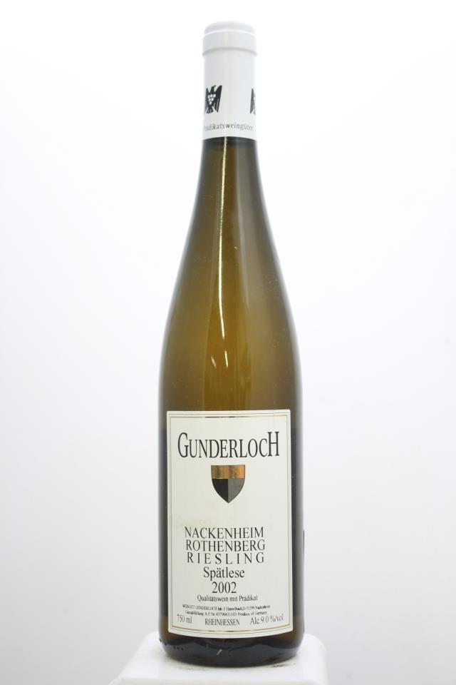 Gunderloch Nackenheim Rothenberg Riesling Spatlese #11 2002